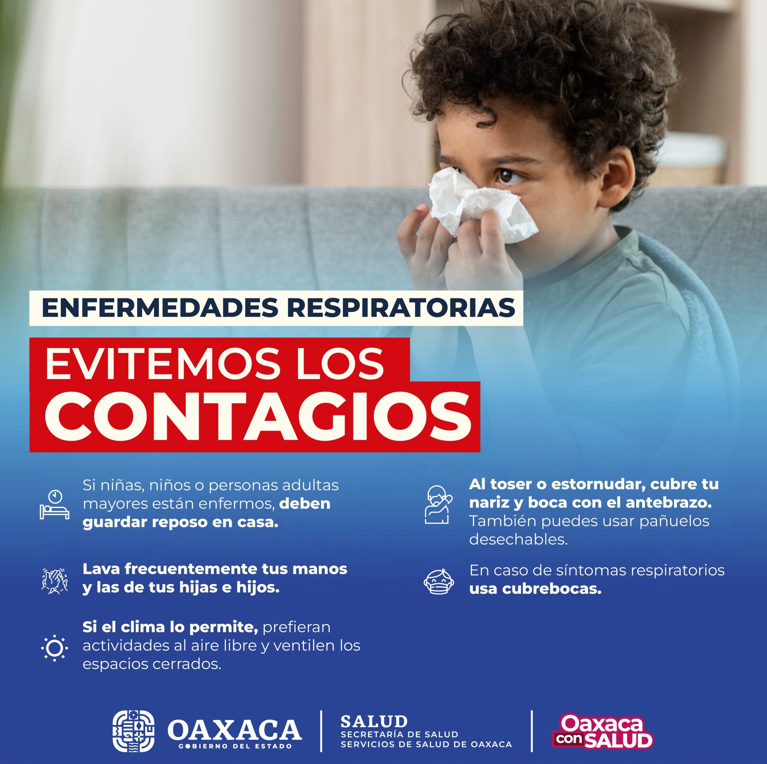 EXHORTA SSO A CONTINUAR CON MEDIDAS PREVENTIVAS CONTRA ENFERMEDADES RESPIRATORIAS 馃珌馃┖