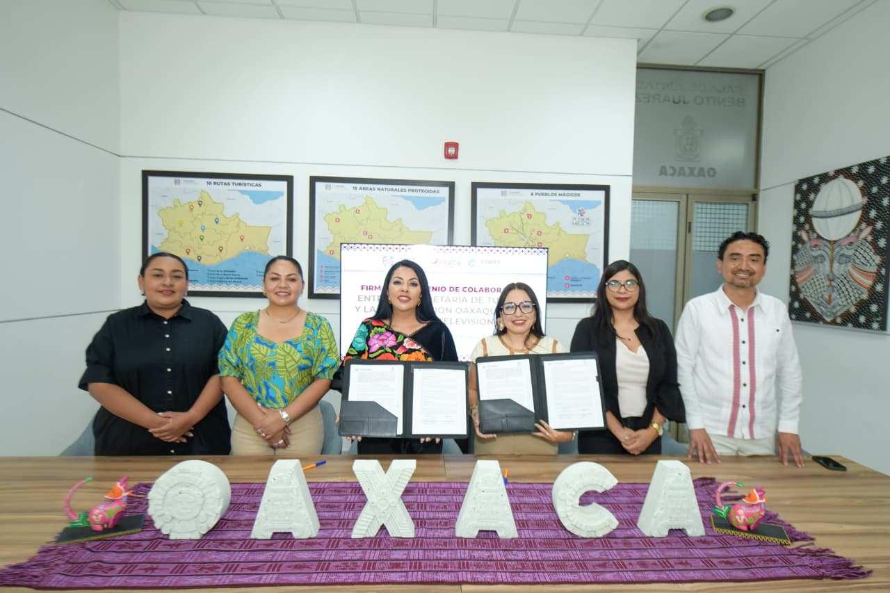 🙌🏼 ✨ *SECTUR OAXACA Y CORTV SUMAN ESFUERZOS PARA LA PROMOCIÓN TURÍSTICA DEL ESTADO*