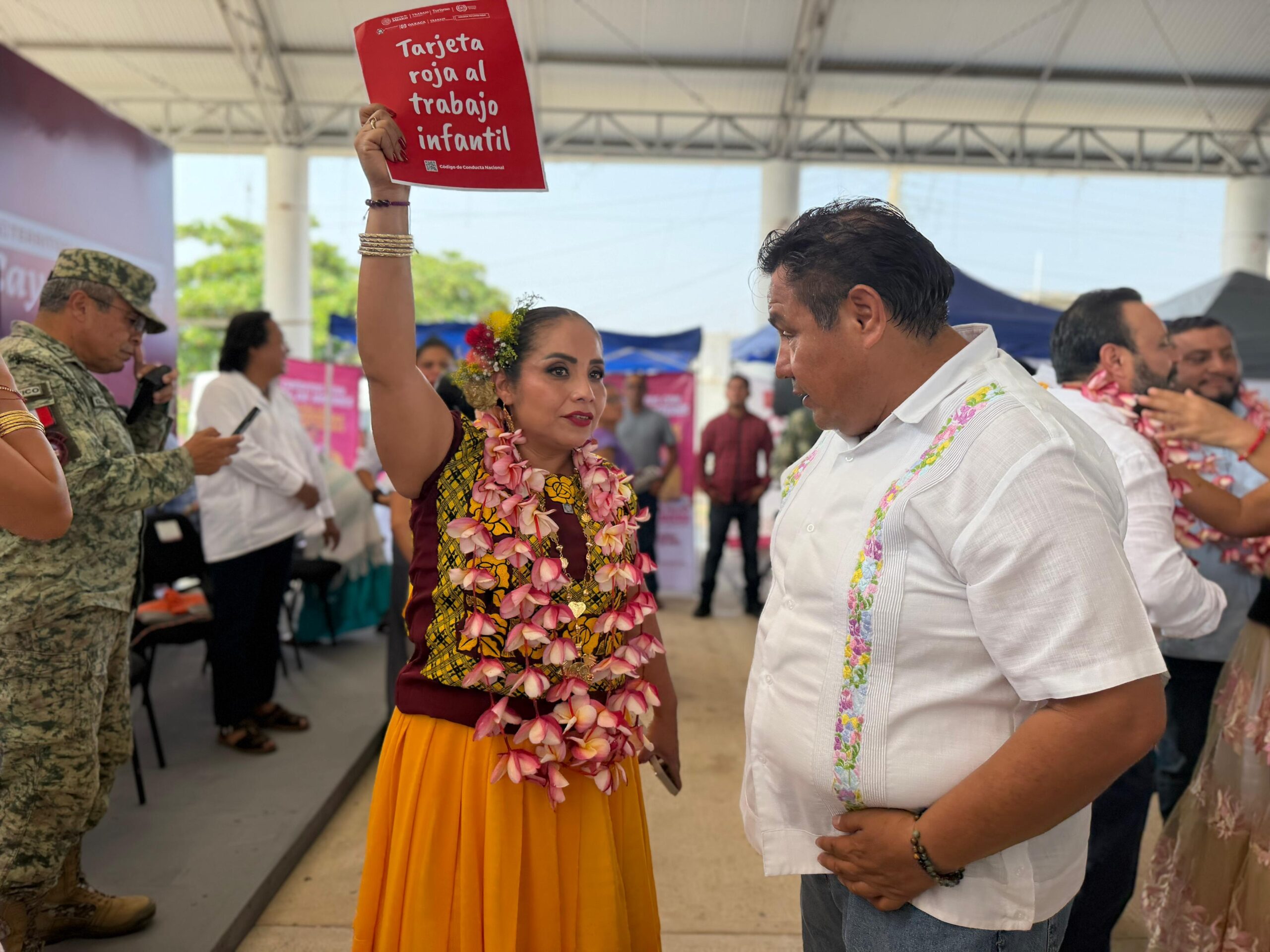 🔴 *GOBIERNO DE OAXACA SE SUMA A LA CAMPAÑA INTERNACIONAL “TARJETA ROJA AL TRABAJO INFANTIL”*